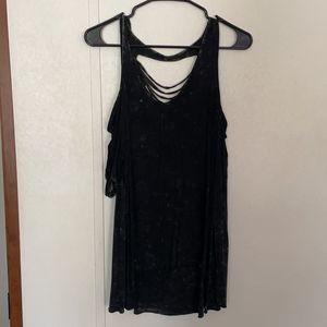 Grey ripped tank top